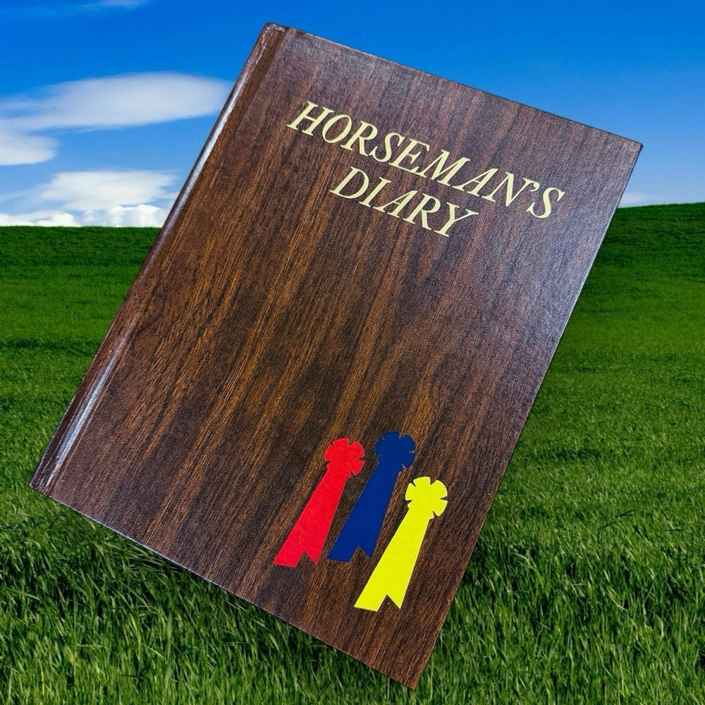 Horseman’s Diary Vintage Equestrian Record Book Show Log Journal 1979